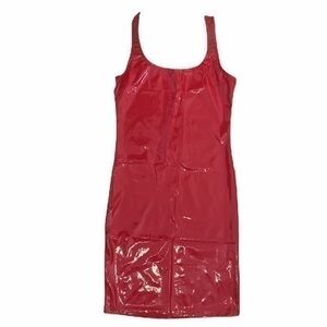 Black Bead Red Dress